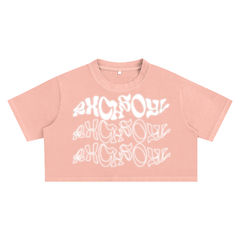 Snow Washed Crop Top