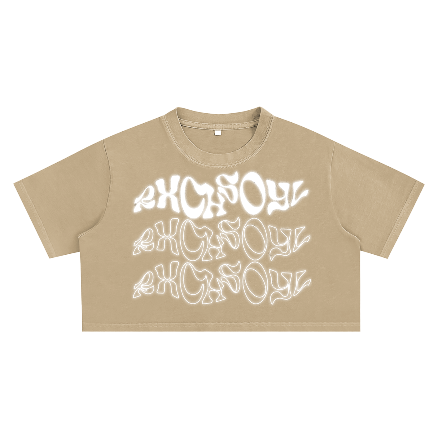 Snow Washed Crop Top