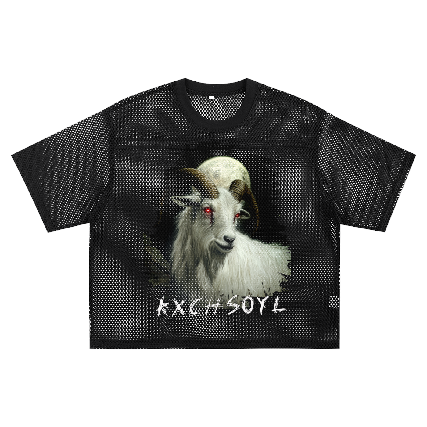 Lunar GOAT See-through Boxy Net T-shirt